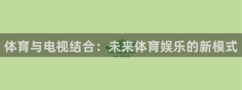 833直播比赛免费观看入口：体育与电视结合：未来体育娱乐的新模式