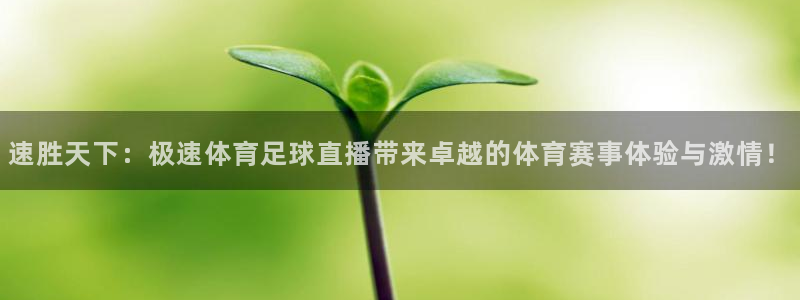 833直播平台：速胜天下：极速体育足球直播带来卓越的体育赛事体验与激情！